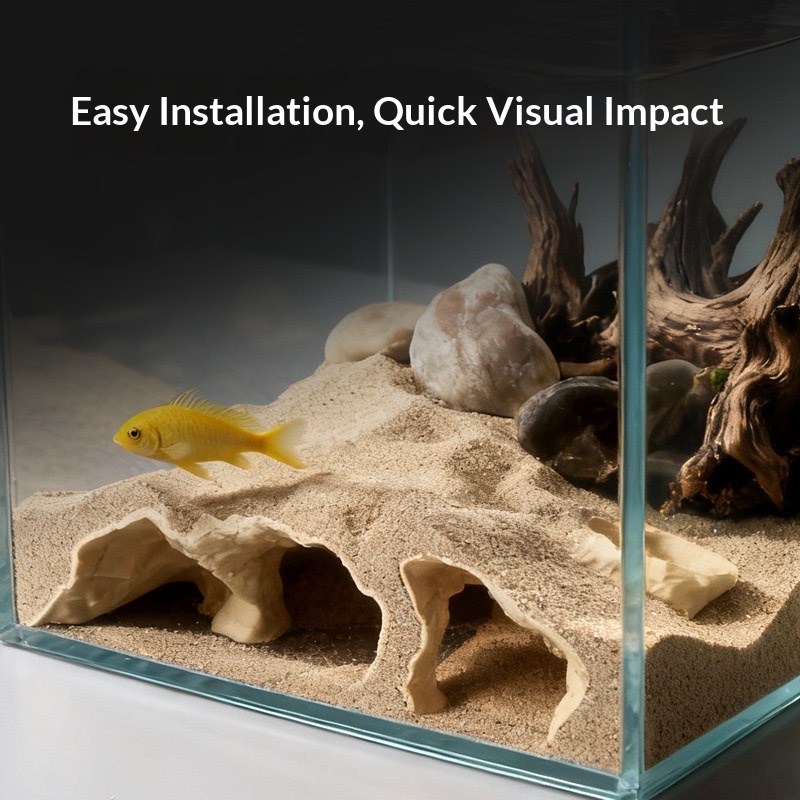 Aquarium Marine Rock - Креативный декор для аквариума: пещера-укрытие из