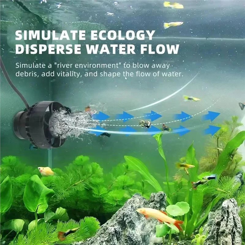 Marine Aquarium Wave Maker - A23P SLW10 Бесшумный волновой насос для