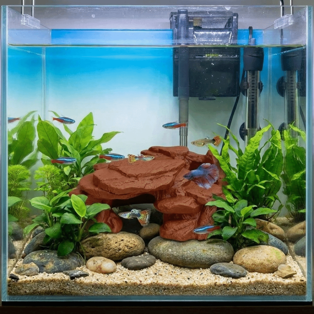 3D-печатные декорации для аква – обзор и цена Aquarium Marine Rock
