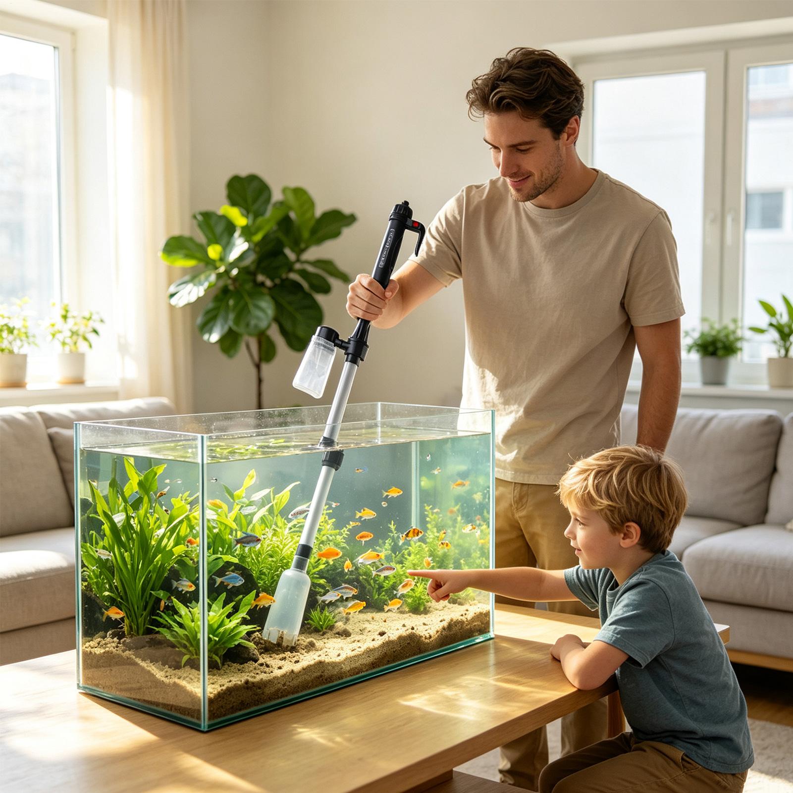 Аквариумный пылесос 3 в 1 для  – обзор и цена Aquarium Marine Sand