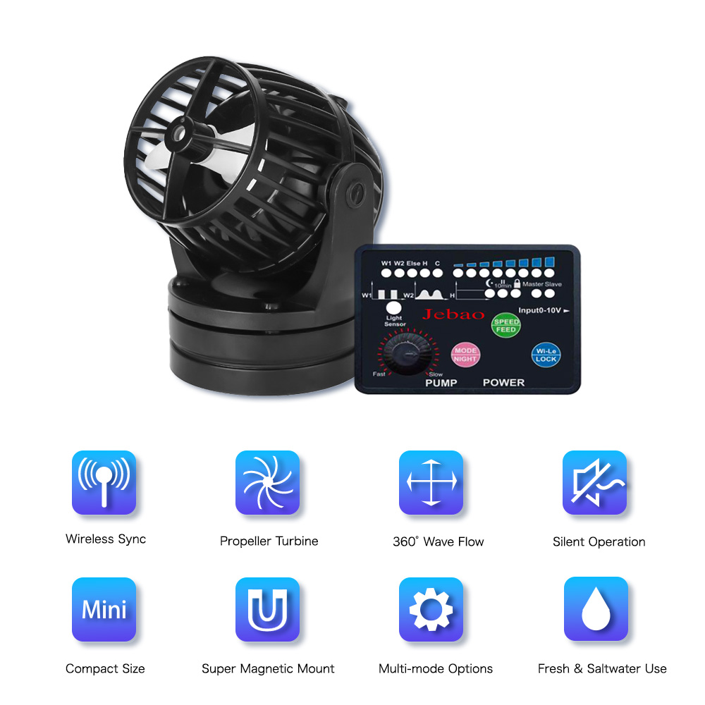 Насос-волнообразователь Jebao  – обзор и цена Marine Aquarium Wave Maker