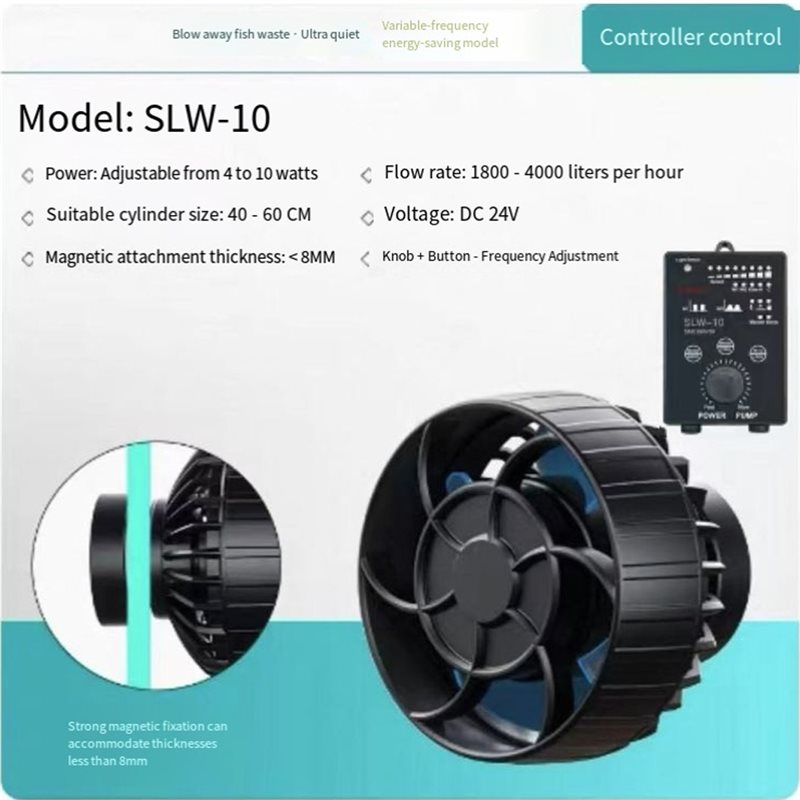 A23P SLW10 Бесшумный волновой  – обзор и цена Marine Aquarium Wave Maker
