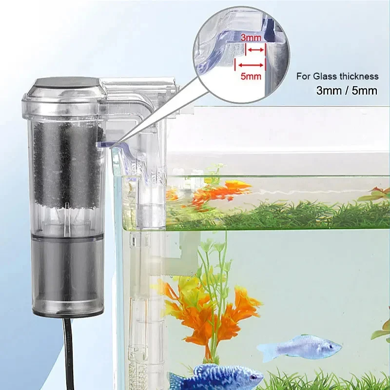 Мини-внешний фильтр-водопад дл – обзор и цена Aquarium Marine Filter
